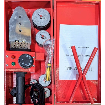 Picture of PPR WELDING MACHINE/PLASTIC WELDING MACHINE-2000WATT/20-63MM/6 Dies-Red