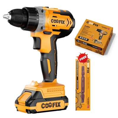 Picture of CORDLESS TOOLS / Cordless Drill Coofix-Yellow