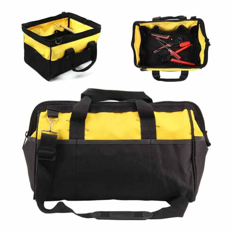 Picture of Tool Bag 16 Inch Heavy Duty Toolbag Tool Storage Bag Hard-bottom Tool Bag 16 Inch Tool Bag Handbags For Tools Toolbag With Pockets Toolbag For Tool Storage Toolbag For Heavy Duty Usage Toolbag For 16 Inch Tools Multi-purpose Toolbag-Orange