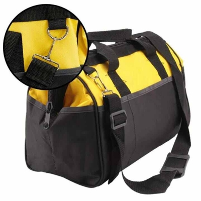 Picture of Tool Bag 16 Inch Heavy Duty Toolbag Tool Storage Bag Hard-bottom Tool Bag 16 Inch Tool Bag Handbags For Tools Toolbag With Pockets Toolbag For Tool Storage Toolbag For Heavy Duty Usage Toolbag For 16 Inch Tools Multi-purpose Toolbag-Orange