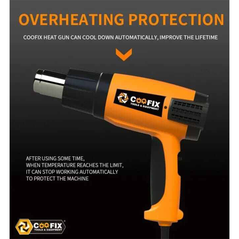 Picture of Hot Air gun/Heat Gun 2000W High Quality Hot Gun Tecchnology Industrial Coofix-Yellow