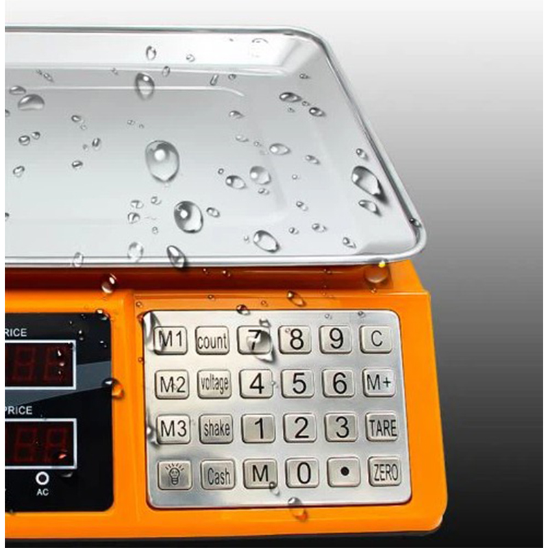 Picture of Digital Electronic Scale 40KG COOFIX CF-SDKS002 High Quality Commercial Scale-Orange