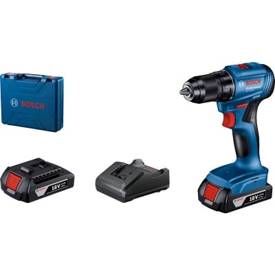 Picture of Cordless Drill 13 mm/Bosch Professional 18V System GSR 185-LI 18V-55 cordless combi drill-Blue