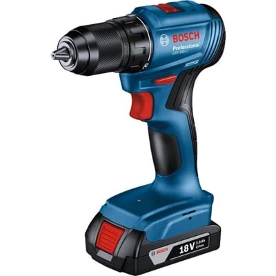 Picture of Cordless Drill 13 mm/Bosch Professional 18V System GSR 185-LI 18V-55 cordless combi drill-Blue