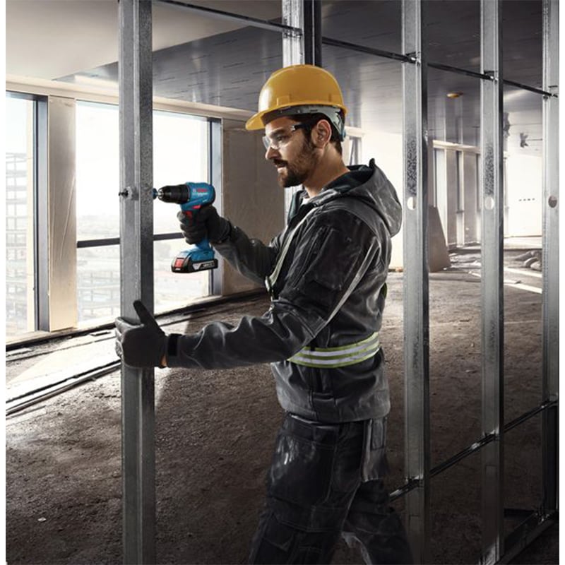 Picture of Cordless Drill 13 mm/Bosch Professional 18V System GSR 185-LI 18V-55 cordless combi drill-Blue