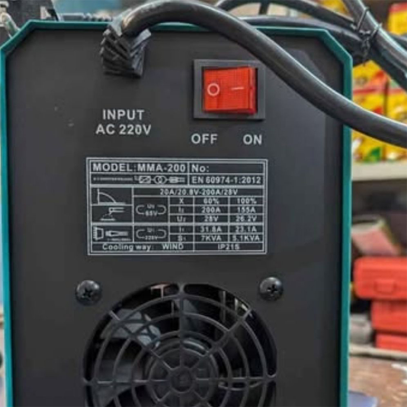 Picture of Welding Machine MMA-200 FUJI WELD - Welding Machine Electrode - Inverter Welding Machine - Electrode Inverter - ARC Welder - Beginner Device - Electric Welding Machine - IGBT ARC - Vector Welding-Green