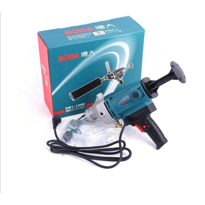 Picture of Core Drill Machine BODA DW1-120D 120mm Diamond Core Drill Machine Powerful Tool for Accurate Core Drilling-Blue