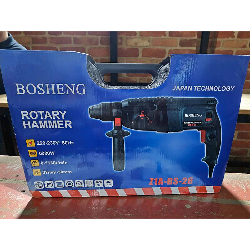 Picture of Bosheng Hammer Drill Machine 26mm-28 Blue Heavy Duty 8000w-Blue