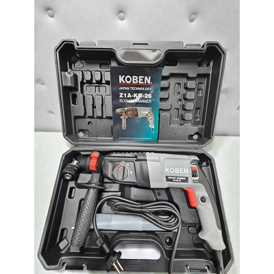 Picture of KOBEN Hammer Drill Machine 26mm-28 Blue Heavy Duty-Grey