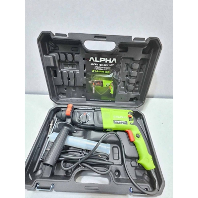 Picture of ALPHA Hammer Drill Machine 26mm-28 Blue Heavy Duty-Green
