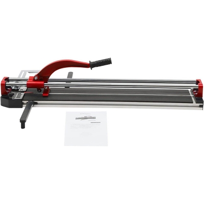 Picture of Tile Cutter Machine 32"(800MM) Tile Cutting Machine Double Rails and Brackets Manual 3/5 with Precision Infrared Positioning Manual Tile Cutter Tools for Precision Cutting-Red