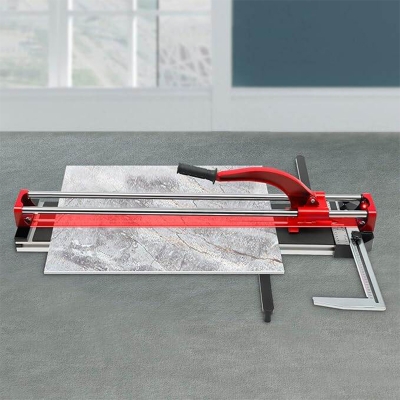 Picture of Tile Cutter Machine 32"(800MM) Tile Cutting Machine Double Rails and Brackets Manual 3/5 with Precision Infrared Positioning Manual Tile Cutter Tools for Precision Cutting-Red