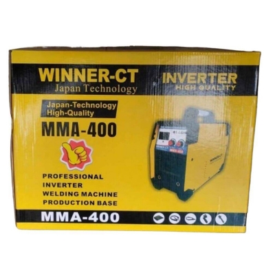 Picture of Welding Machine MMA-400 WINNER-CT  Welding Machine Electrode - Inverter Welding Machine - Electrode Inverter - ARC Welder - Beginner Device - Electric Welding Machine - IGBT ARC - Vector Welding-Yellow