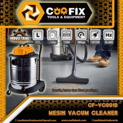 Picture of Vacuum Cleaner Coofix 30L VC001B-Orange & Silver