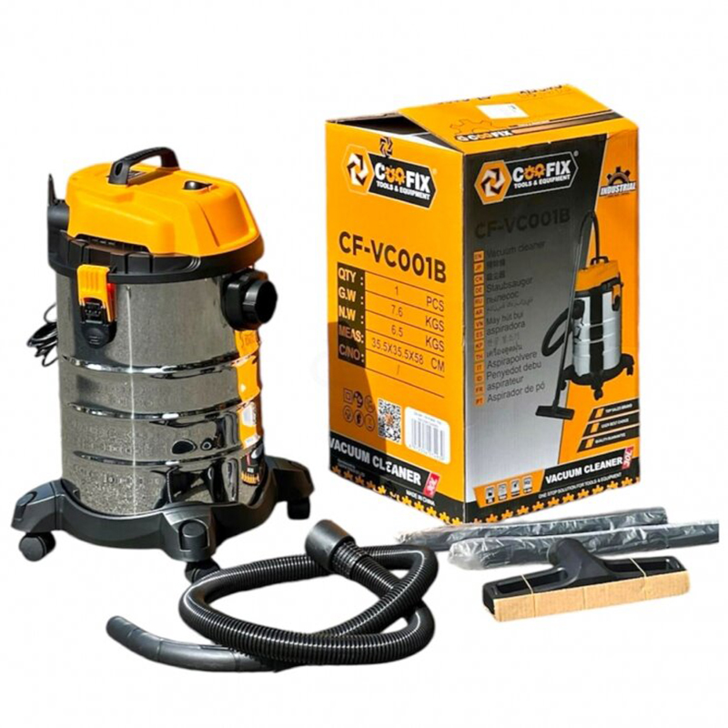 Picture of Vacuum Cleaner Coofix 30L VC001B-Orange & Silver