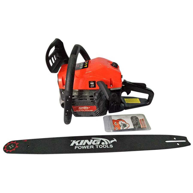 Picture of Gasoline Chainsaw machine, Tree Cutting Machine, Petrol Chain Saw machine, gash cutter machine 22 inch(King)-Red