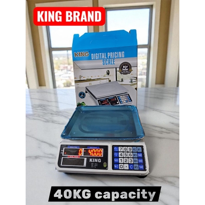 Picture of Digital Weight Scale High Quality Suitable For heavy Duty And Minimum Weight 1Gram to Up 40kg-Blue