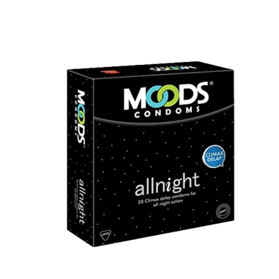 Picture of Moods - All Night Condom - Single Pack- 3Pcs-Multicolor