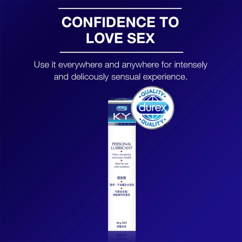 Picture of Durex Condom & Lubricant Combo - Durex Extra Thin Intense Chocolate Condom 10 Pcs & Durex Ky Jelly Personal Lubricant 50Gm-Transparent