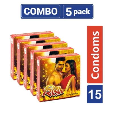 Picture of Hero - Condom - Combo Pack - 5 Packs - 3X5=15Pcs-Neutral
