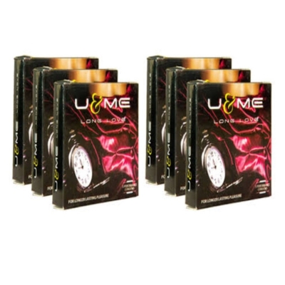 Picture of U&Me Long Love Condom - Combo 6 Pack - 6X3=18Pcs Condom-Transparent