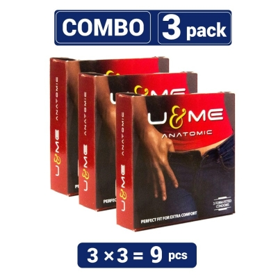 Picture of Smc - U&Me -Anatomic Condom- Combo Pack-Neutral