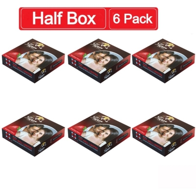 Picture of Tiger Condom - Tiger Dotted Strawberry Flavour Condom Half Box-Neutral