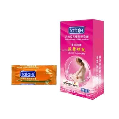 Picture of Tatale Classic Condom 10 Pcs Pack - Dotted & Ribbed Condom-Pink