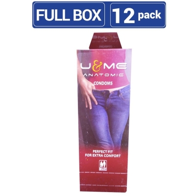 Picture of U&Me - Anatomic Condom - Full Box - 3X12=36Pcs-Neutral