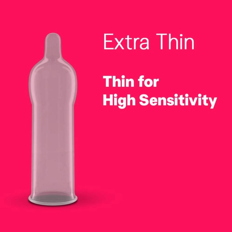 Picture of Durex - Extra Thin Condom For Extra Sensation Of Her - 10 Pcs-Transparent