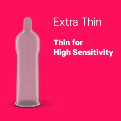 Picture of Durex - Extra Thin Condom For Extra Sensation Of Her - 10 Pcs-Transparent