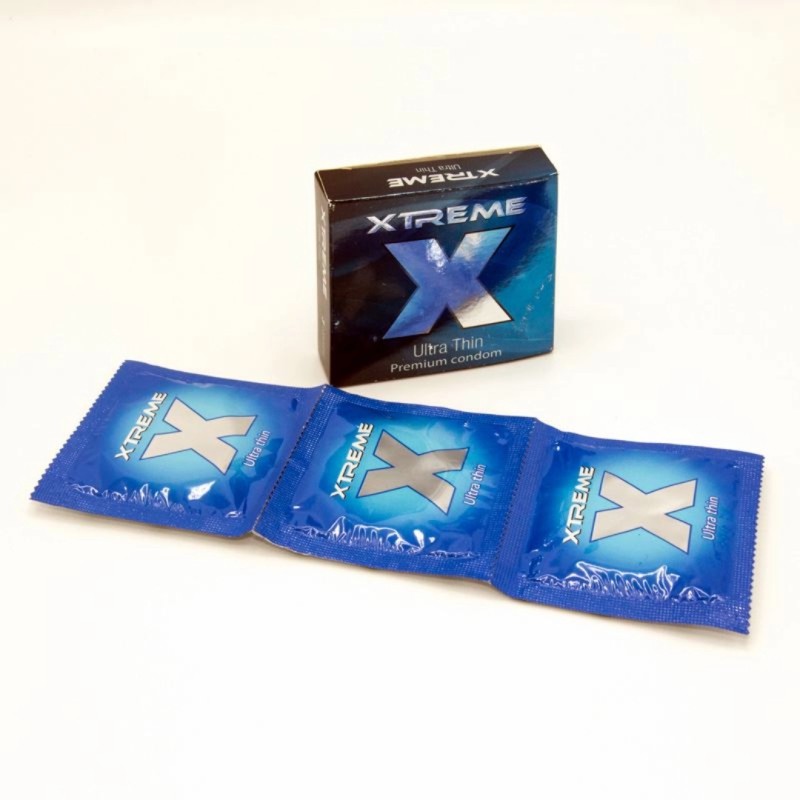 Picture of Xtreme - Ultra Thin Condom - Combo Pack - 3 Packs - 3X3 - 9Pcs-Blue