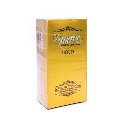 Picture of Amore Luxury Gold Condom Full Box (3’S X 6) 18 Pieces-Neutral