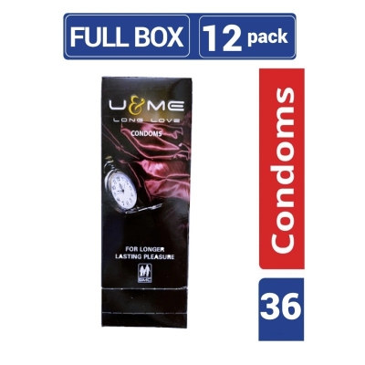 Picture of U&Me - Long Love Condom - Full Box - 3X12=36Pcs-Neutral