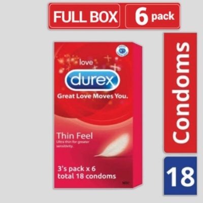 Picture of Durex Thin Feel Condoms – 18 Pcs-Neutral