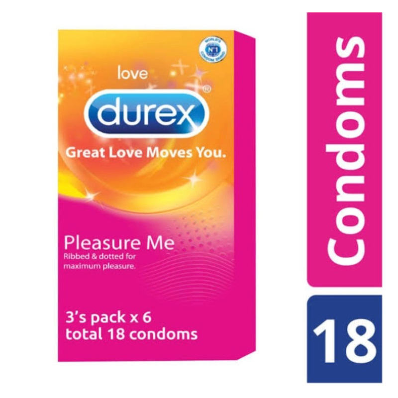 Picture of Durex Pleasure Me Condom Full Box - 18Pcs Condoms-Neutral