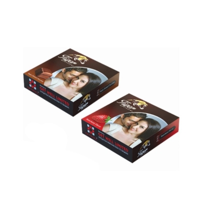 Picture of Tiger Condom -Tiger Condom Mix Flavored Condom-Multicolor