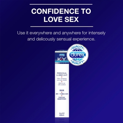 Picture of Durex Condom & Lubricant Combo - Durex Extra Thin Bubblegum Condom 10 Pcs & Durex Ky Jelly Personal Lubricant 50Gm-Transparent