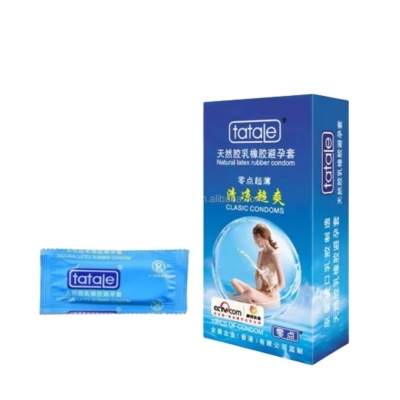 Picture of Tatale Classic Condom 10 Pcs Pack - Plain & Thin Condom-Blue