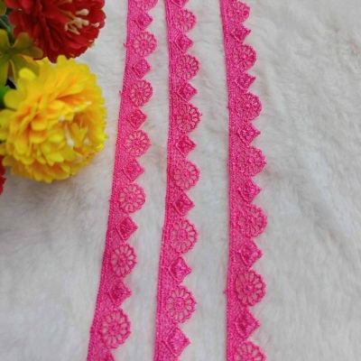 Picture of 5 yards 0.6 cm daisy flower lace-Pink