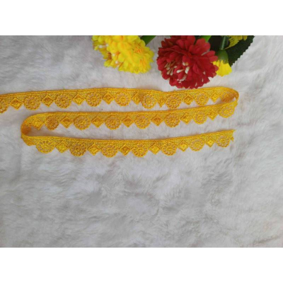 Picture of 5 yards 0.6 cm daisy flower lace-Yellow