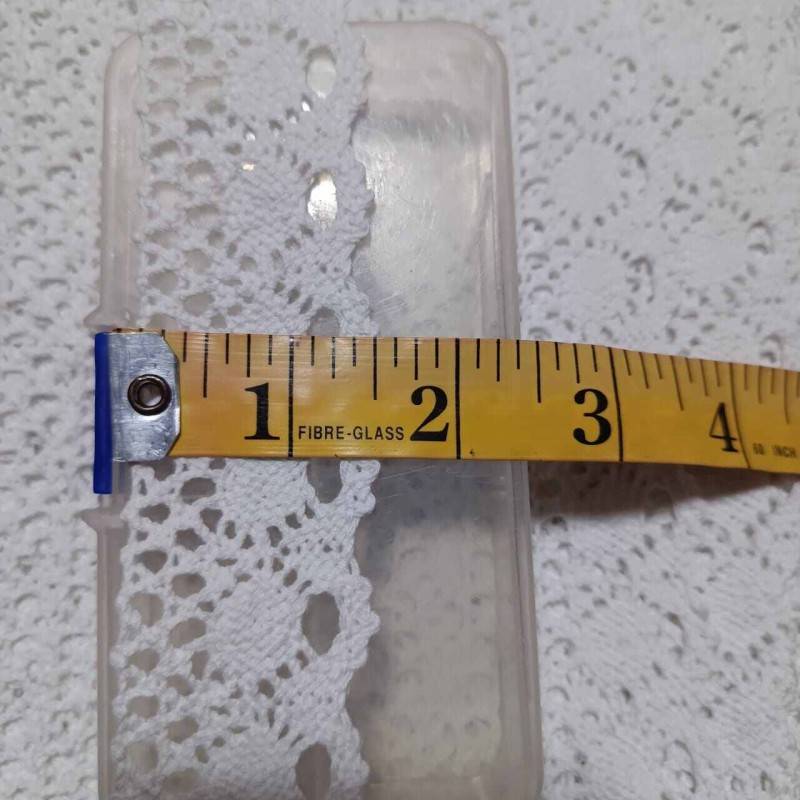 Picture of 5 yards 1.5cm crochet cotton lace-White