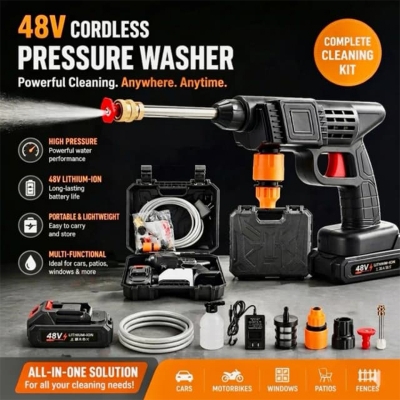 Picture of 48V Wireless High Pressure Washer with 5M Hose