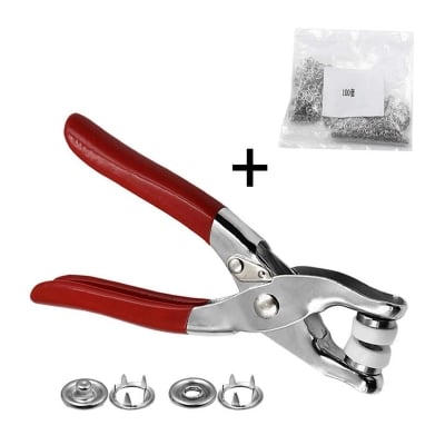 Picture of Tich Button Machine Snap Button Kit for Sewing & Craft