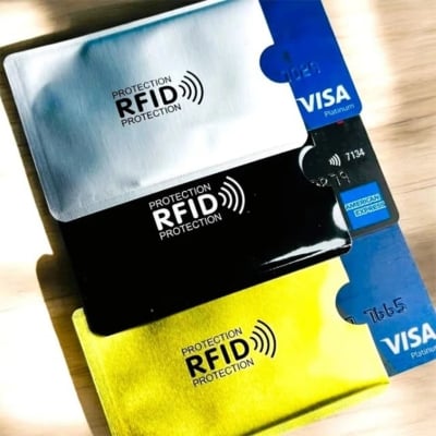 Picture of 3-Piece Anti-RFID Card Holder & Bank Card Protector