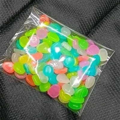 Picture of 100-Piece Colorful Radium Glow Pebbles 2–3cm