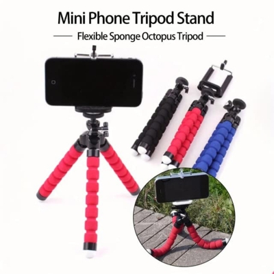 Picture of Flexible Octopus Phone Holder & Mini Tripod Stand