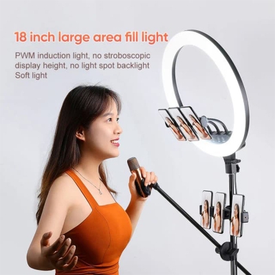Picture of 18-Inch LED Soft Ring Light with Adjustable Stand