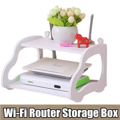 Picture of Wall Mount WiFi Router Storage Box & Rack