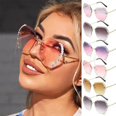 Picture of Rhinestone Luxury Women's UV Protection Sunglasses